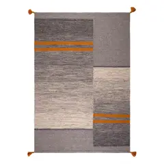 DIB - Alfombra Grande Handw Wool Line 240x340 cm Lana Amarillo