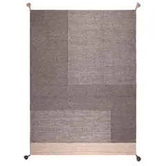 DIB - Alfombra Grande Handw Wool Style 190x290 cm Lana Gris