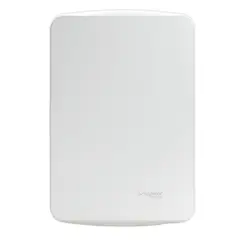 SCHNEIDER ELECTRIC - Placa Miluz ciega con soporte blanco