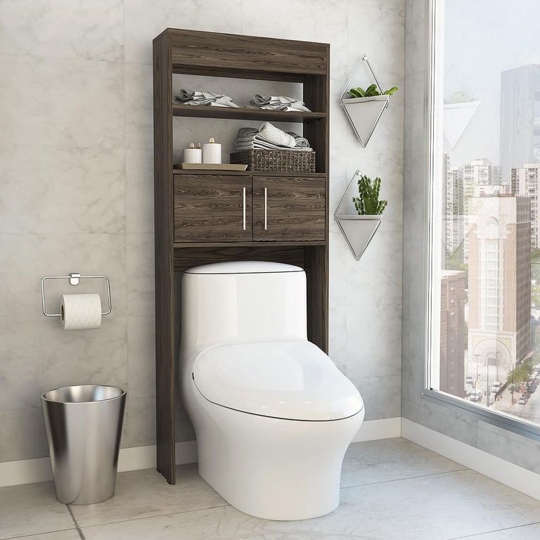 Mueble Organizador Baño Para Wc 62.4X160 Cm