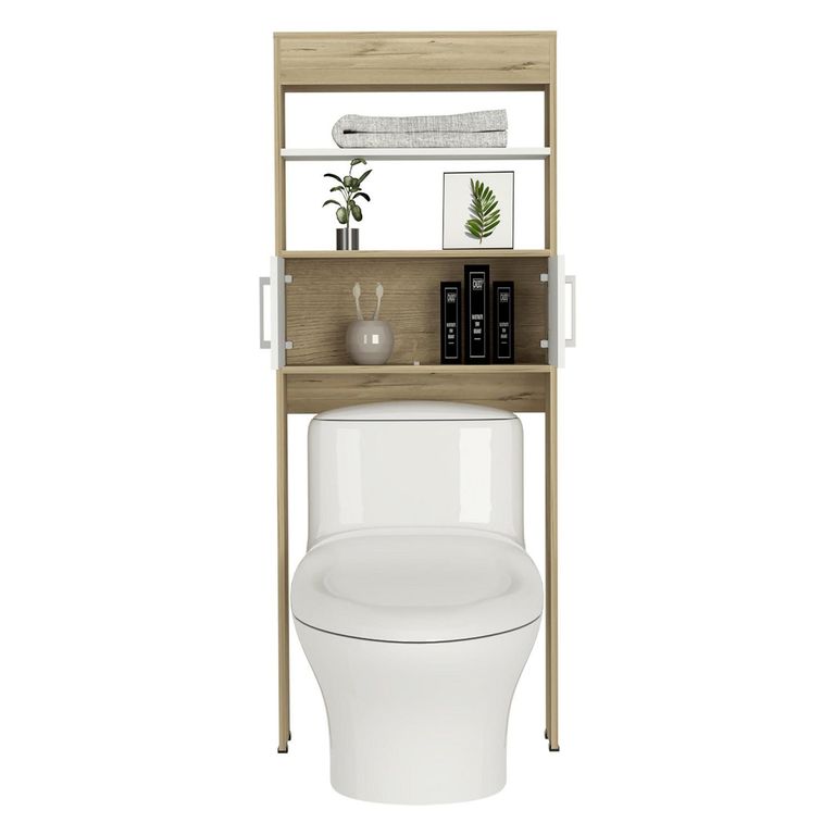 Mueble Organizador Baño Para Wc 62.4X160 Cm