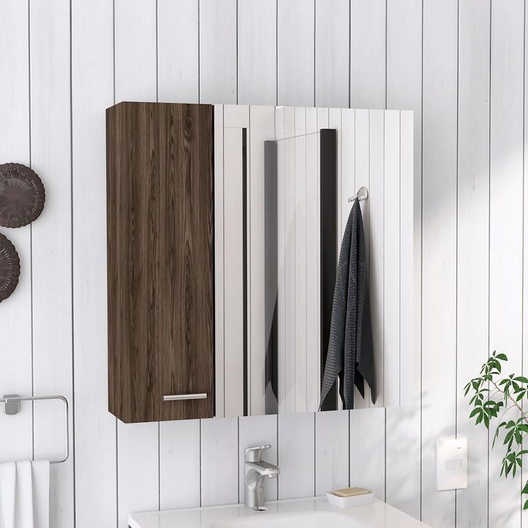 Botiquín Espejo Para Baño 60X60 Cm Barcelona