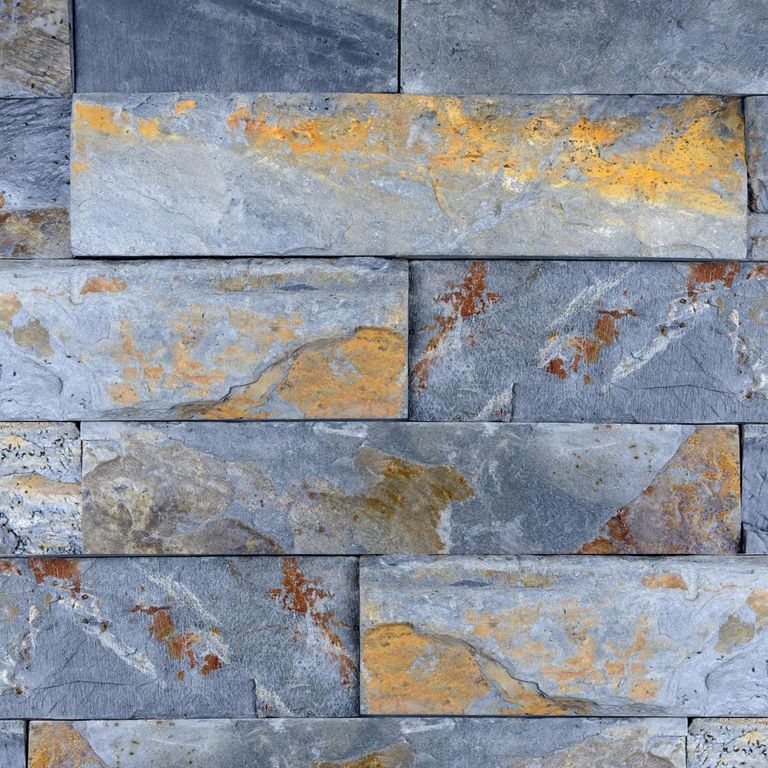 Piedra Natural Dimensionada 10x40 cm Gris Óxido 0.4 m2