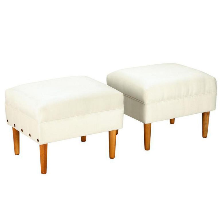 Set 2 Poufs Provenza Felpa 04