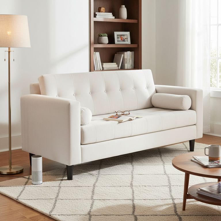Sofa Retro 3 Cuerpos Felpa 00