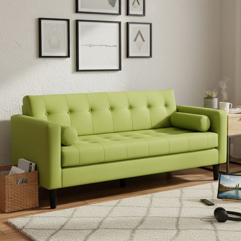 Sofa Retro 3 Cuerpos Felpa 00