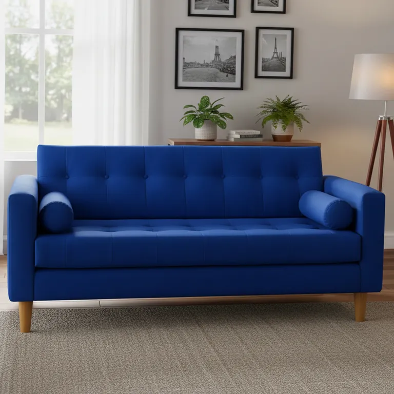 Sofa Retro 3 Cuerpos Felpa 04