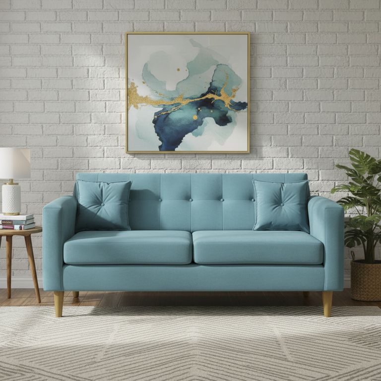 Sofa New Retro 3 Cuerpos Felpa 01