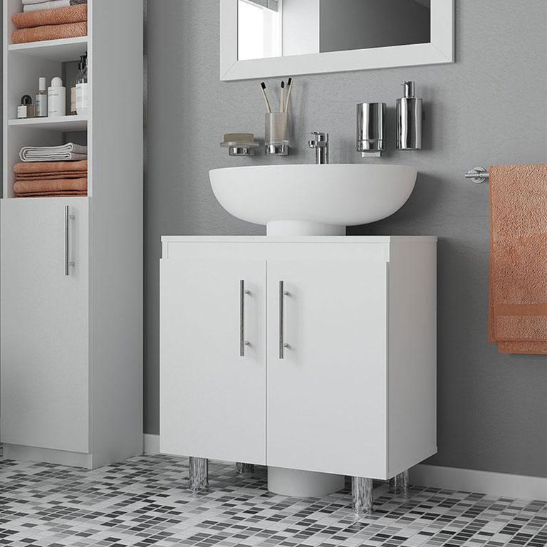 Mueble Vanitorio 2 Puertas Blanco