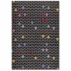 DIB - Alfombra Handw Design 190x290 cm Negro