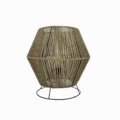CONCEPT - Lámpara sobremesa hilo textil 100% reciclado miel