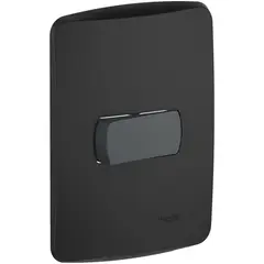 SCHNEIDER ELECTRIC - Placa Miluz armada interruptor 9/24 grafito