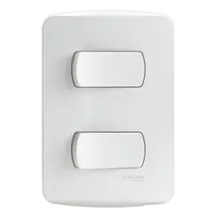 SCHNEIDER ELECTRIC - Placa Miluz Armada Int 9/12+9/24 Blanco