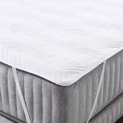 ELEMENT & CO - Cubrecolchón Classic King Blanco