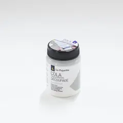 PINTURAS LA PAJARITA - Cola Transparente Decoupage Semibrillante Transparente 250 ml