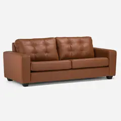 ROSEN - Sofá Manet 3 Cuerpos Cuero Pigmentado