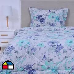 MASHINI - Plumón 1.5 plazas Turquesa