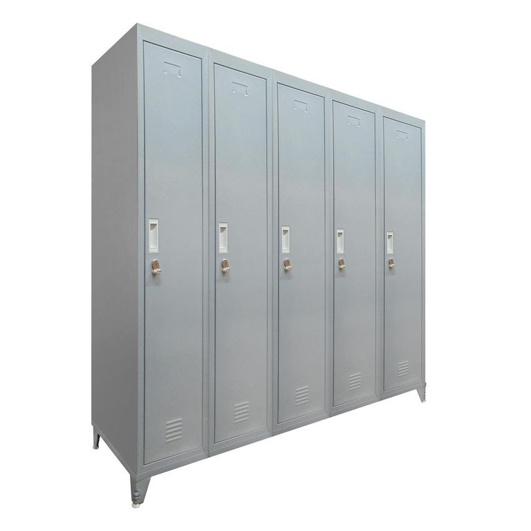 Locker M 5 Cuerpos 5 Puerta(s) 137x166x52 cm Gris