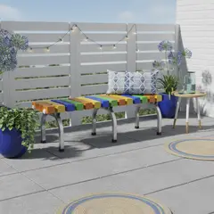 MALETEK - Banqueta Plastica Multicolor