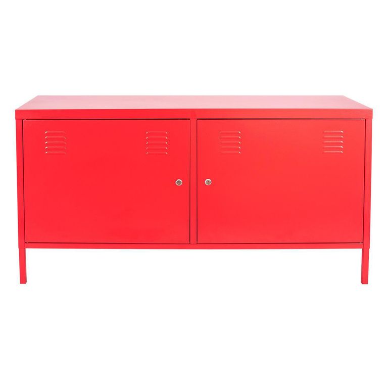 Tv Cabinet 2 puertas rojo