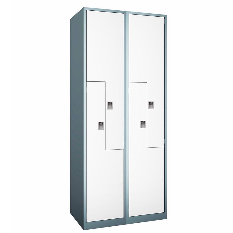 Locker Z 4 Puerta(s) 76x185x47 cm Gris