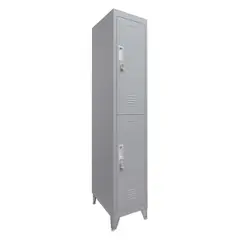 MALETEK - Locker M 1 Cuerpo 2 Puerta(s) 29x166x53 cm Gris