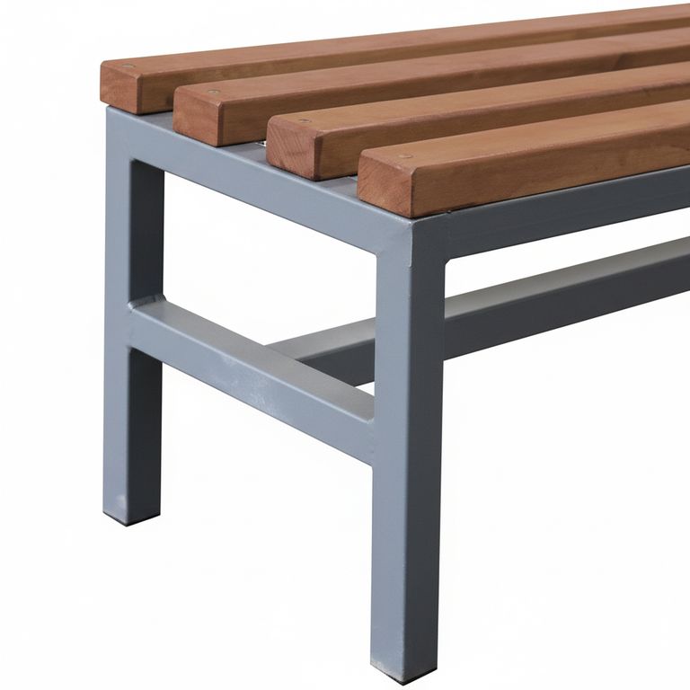 MALETEK Banqueta para Terraza Madera Café 180x150 cm