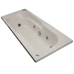 NORGLAS - Tina de hidromasaje 170cm x 70cm logic 5 jets izquierda