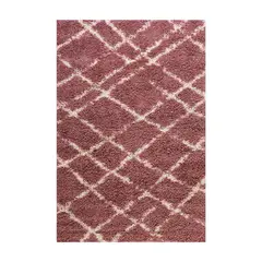 DIB - Alfombra Shaggy Design 150x220 cm Polipropileno Rosa