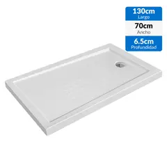 NORGLAS - Receptáculo 130cmx70cmx6,5cm metacrilato reforzado Venecia