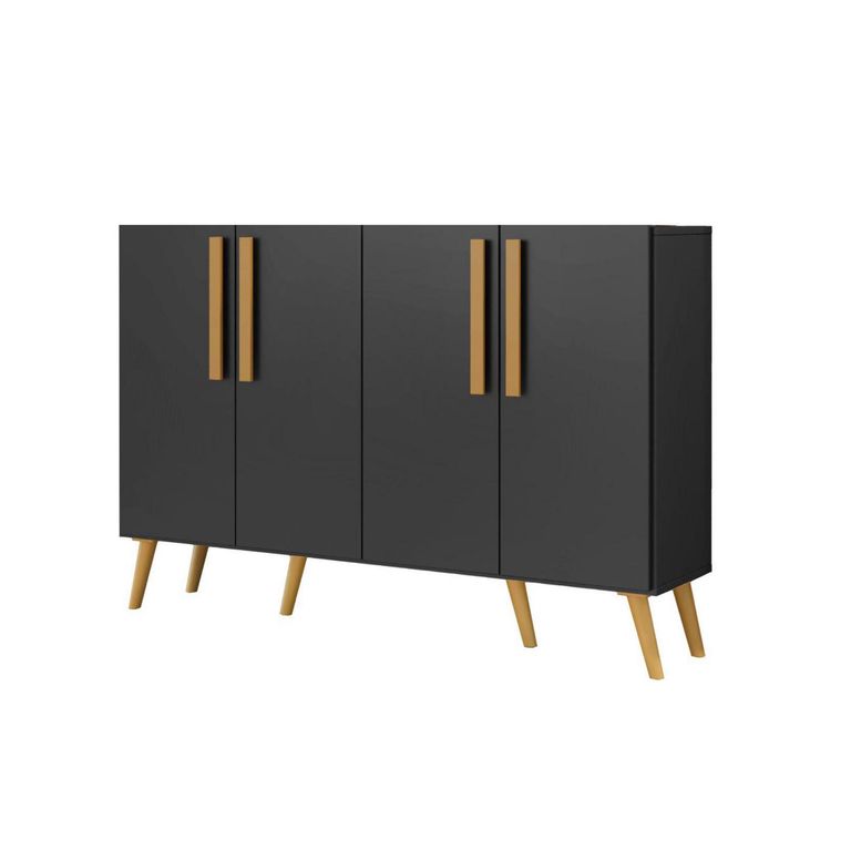 Buffet Retro Viena Negro 123xx85 cm