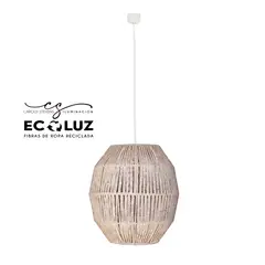 CAROLD STEVENS - Lampara de Colgar Jaen Beige Ecoluz