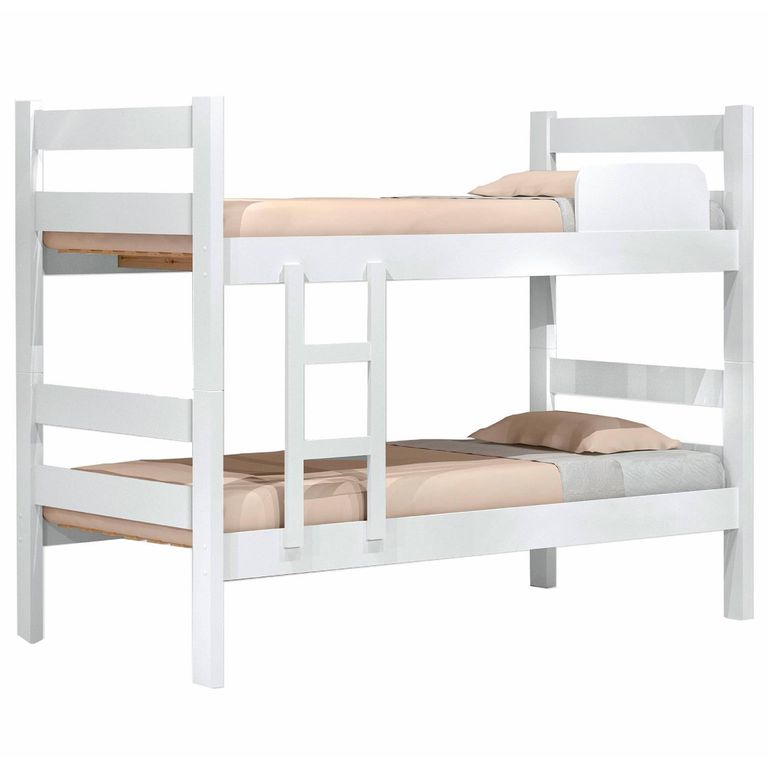 BE DESIGN Camarote 1 plaza Prisma blanco