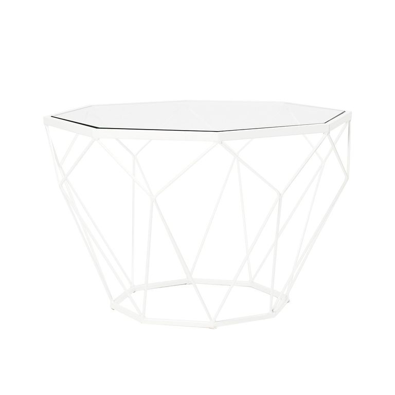 Mesa De Centro Madison 80 Cms Blanca