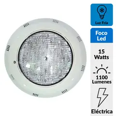 HB LEDS - Foco Led Sumergible Piscina 15 W 1100 Lúmenes Luz Fría