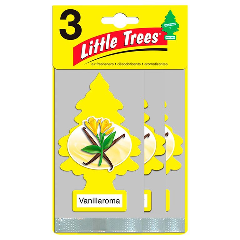 Pack 3 Aromatizantes Vainilla para Auto U Hogar