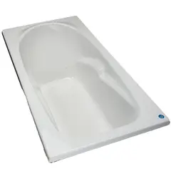 NORGLAS - Tina 140x70 cm Rectangular Metacrilato