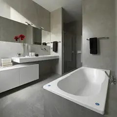NORGLAS - Tina 110x70 cm Rectangular Metacrilato