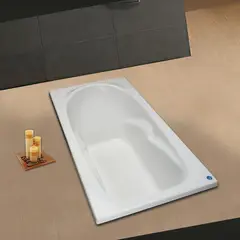 NORGLAS - Tina 140x70 cm Rectangular Metacrilato