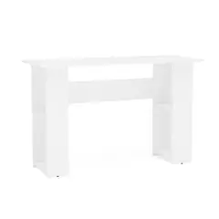 VEKKAHOME - Mueble Auxiliar Isla Sall 120x76x45 cm Blanco