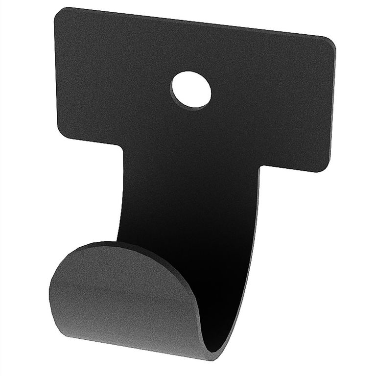 Percha Classic 1 Acero Negro opaco