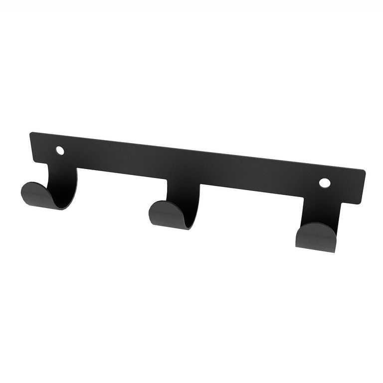 Percha Classic 3 Acero Negro opaco