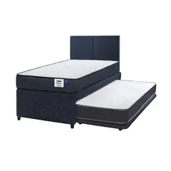 FLEX - Cama 1 plaza Moon Azul Oscuro