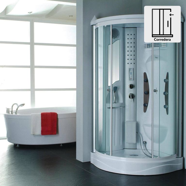 Cabina ducha con vapor zapallar 99cm x 99cm