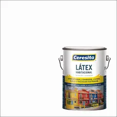 CERESITA - Pintura Látex Habitacional Mate 1 galón(es) Blanco