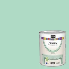 KOLOR - Pintura Tizada Chalky Verde Menta Mate 1L