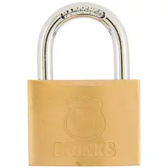 BRINKS - Candado 50 mm brass