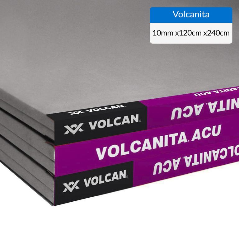 Volcanita Acústica 10 mm 120x240 cm Gris