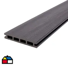GRUPO CUBICO - Piso Deck 14.6x220 cm Piedra 0.33 m2