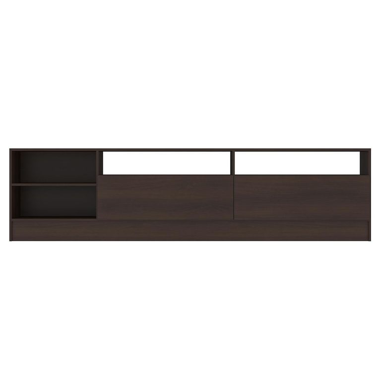 Rack Moya 75" 180x30x47 cm café
